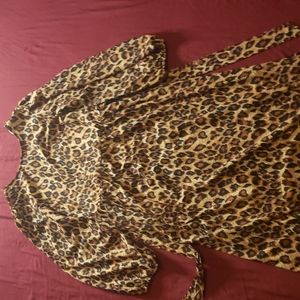 Animal print dress